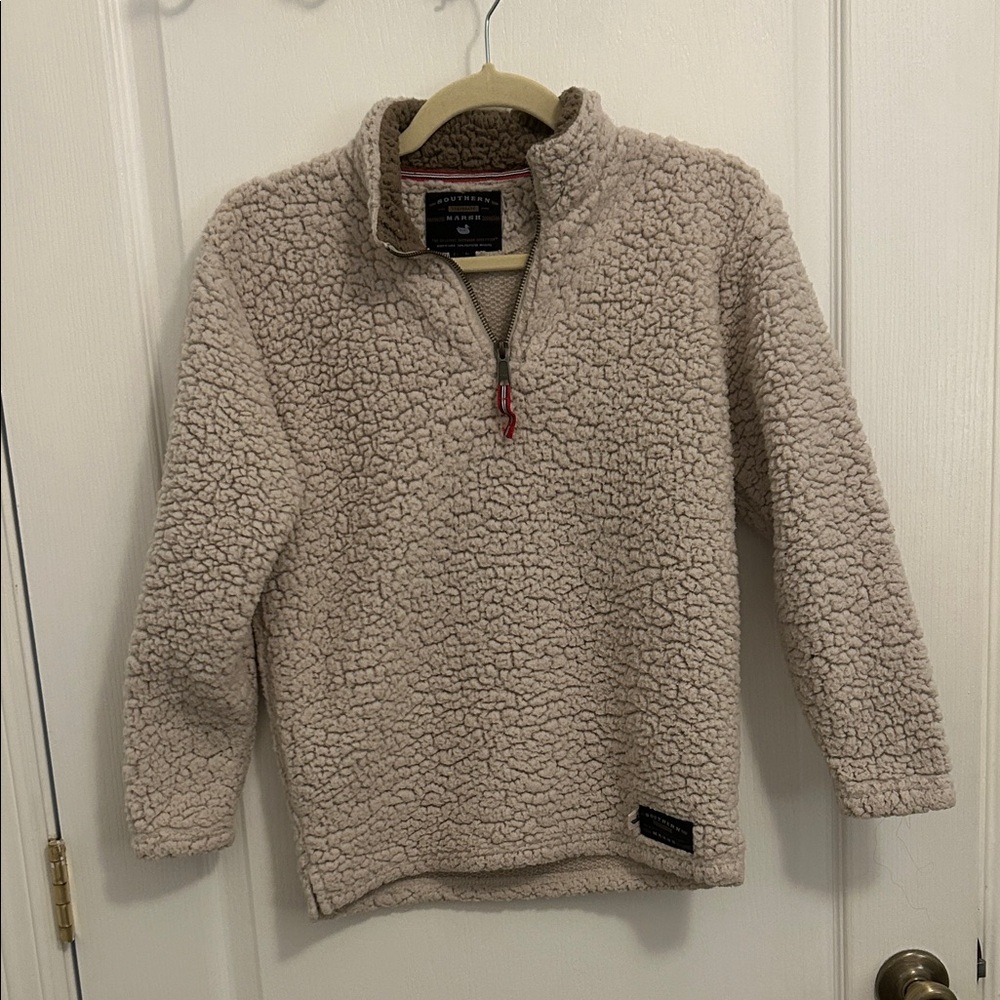 Southern Marsh Kids Tan Sherpa Jacket